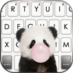 Cute Gum Panda Fondo de teclad