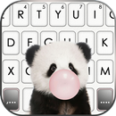 خلفية الكيبورد Cute Gum Panda APK