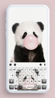 Cute Gum Panda Poster