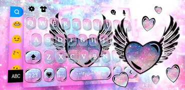 Teclado Cute Galaxy Wings