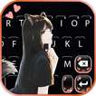Cute Girl Anime Tastaturhinter