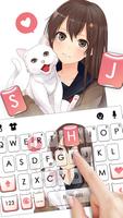 Fundo do Teclado Cute Girl Kit imagem de tela 1