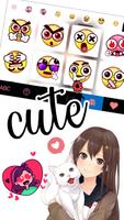 Fundo do Teclado Cute Girl Kit imagem de tela 2