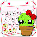 Cute Girly Cactus Keyboard The APK