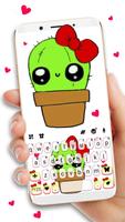 Cute Girly Cactus poster