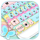 Fundo do Teclado Cute Girly Co APK