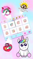 Fundo do Teclado Cute Girly Un imagem de tela 2