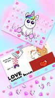Fundo do Teclado Cute Girly Un imagem de tela 3