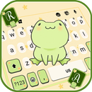 Cute Green Frog Teclado APK