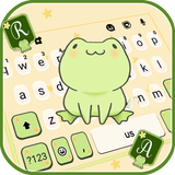 Cute Green Frog 主题键盘