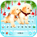 Clavier Cute Holiday Puppies APK