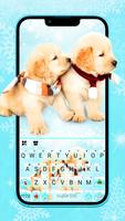 Cute Holiday Puppies Plakat