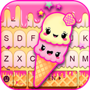 Thème de clavier Cute Ice Cream APK