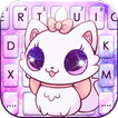Cute Kitty Galaxy Tastatur-The