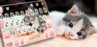 Фон клавиатуры Cute Kitty 2