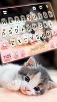 Fond de clavier Cute Kitty 2 capture d'écran 1