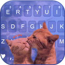 Cute Kitten Love Keyboard Back APK