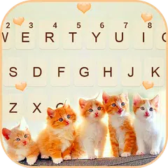 Фон клавиатуры Cute Kittens