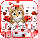 Cute Ladybird Kitten Keyboard  APK