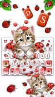 ثيم لوحة المفاتيح Cute Ladybir تصوير الشاشة 1