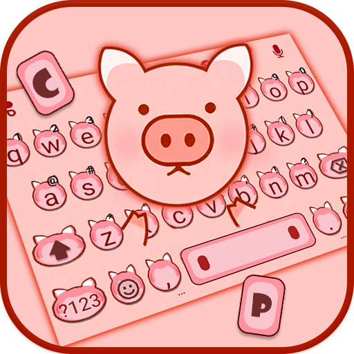 Cute Little Piggy Tastatur-The
