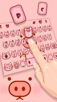 Tema Keyboard Cute Little Pigg screenshot 1