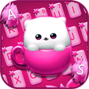 Cute Puppy Cloud Keyboard Them APK