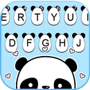 Fond de clavier Cute Panda Bab APK