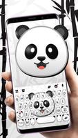 Tema Keyboard Cute Panda Cartaz