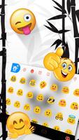 Tema Keyboard Cute Panda imagem de tela 2