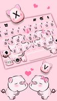 Cute Piggy Love Plakat