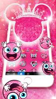 Novo tema de teclado Cute Pink imagem de tela 2