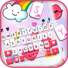 Cute Pink Doodle キーボード アプリダウンロード