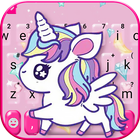 Cute Pink Unicorn icono