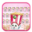 Cute Popcorn Tastatur-Thema APK