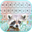 Cute Raccoon Keyboard