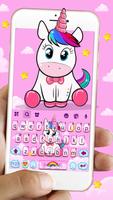Cute Rainbow Unicorn poster