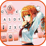 Tema Keyboard Cute Student Gir APK