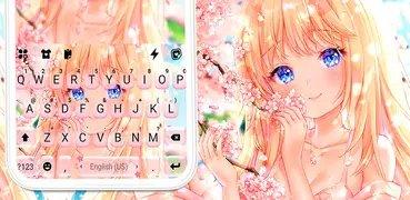 Cute Sakura Girl キーボード