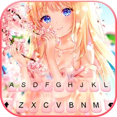 Cute Sakura Girl Themen APK Herunterladen