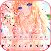 Bàn phím Cute Sakura Girl