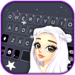 Cute Singer Girl Tastaturhinte