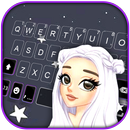 Cute Singer Girl Klavye Arkapl APK