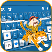 Cute Tiger King Klavye Teması