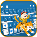 Cute Tiger King Tastatur-Thema APK