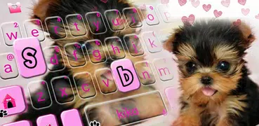 Cute Tongue Cup Puppy Teclado