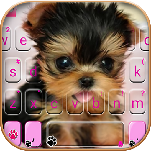 Cute Tongue Cup Puppyのテーマキーボード