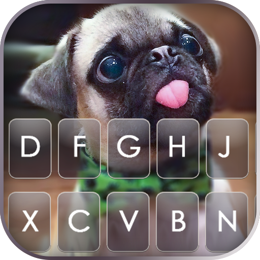 最新版、クールな Cute Tongue Pug のテーマキ