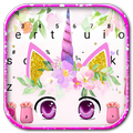 Cute Unicorn Girly Keyboard Theme