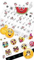 Hình nền bàn phím Cute Waterme ảnh chụp màn hình 2